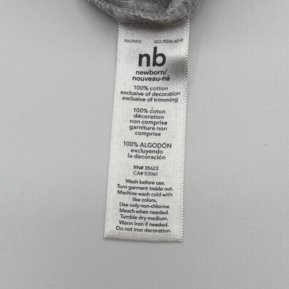 Carter’s Newborn Baby “Wild Little One” Bodysuit & Pants Outfit - Picture 4 of 6